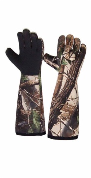 Elbow length decoy gloves